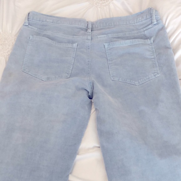 FREE PEOPLE SKY BLUE CORDUROY STRAIGHT LEG JEANS - Picture 7 of 9